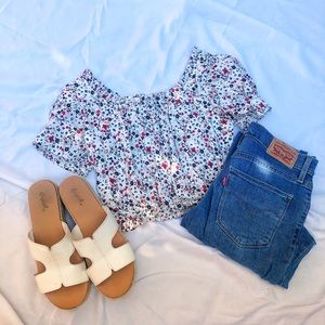 ✨Vintage floral top✨